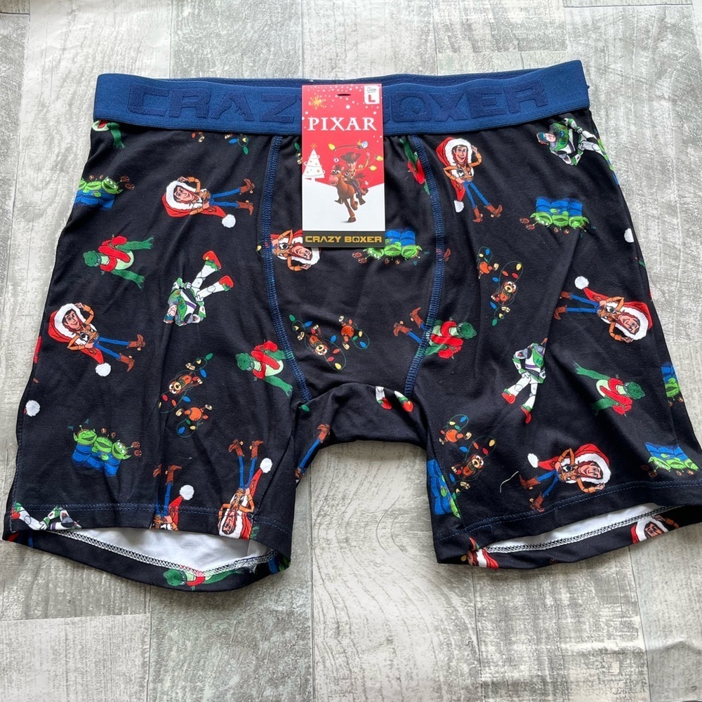 NWT Crazy Boxer Holiday Disney Pixar